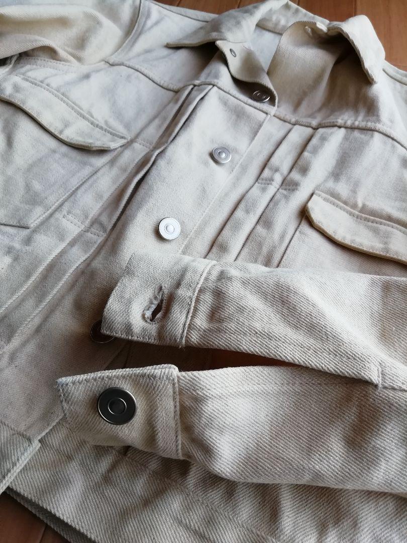 mani-maniaさま専用 APC ホワイトデニムジャケット Gジャン