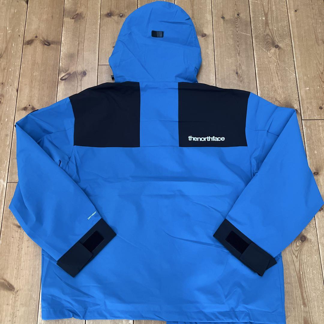 新品未使用 THE NORTHFACE マウンテンパーカー 黒×ブルー 2XL寸
