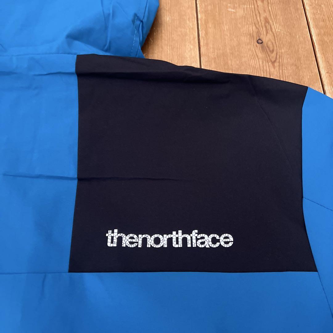新品未使用 THE NORTHFACE マウンテンパーカー 黒×ブルー 2XL寸