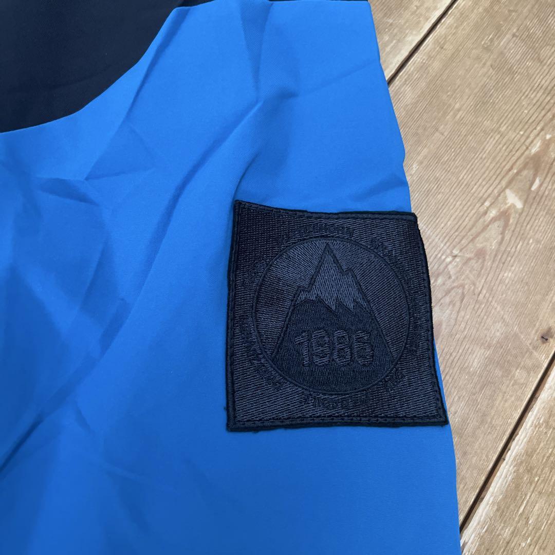 新品未使用 THE NORTHFACE マウンテンパーカー 黒×ブルー 2XL寸