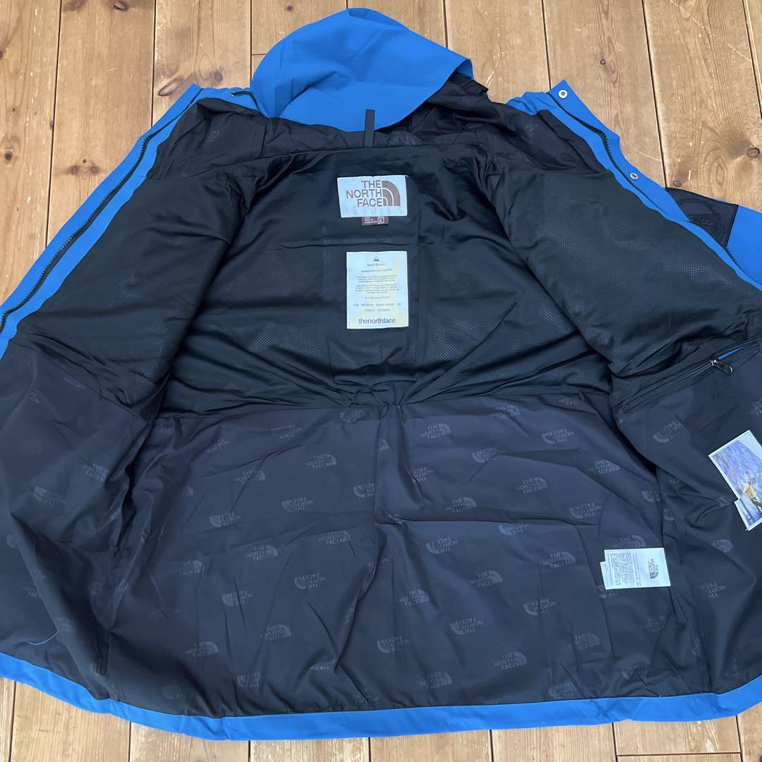 新品未使用 THE NORTHFACE マウンテンパーカー 黒×ブルー 2XL寸
