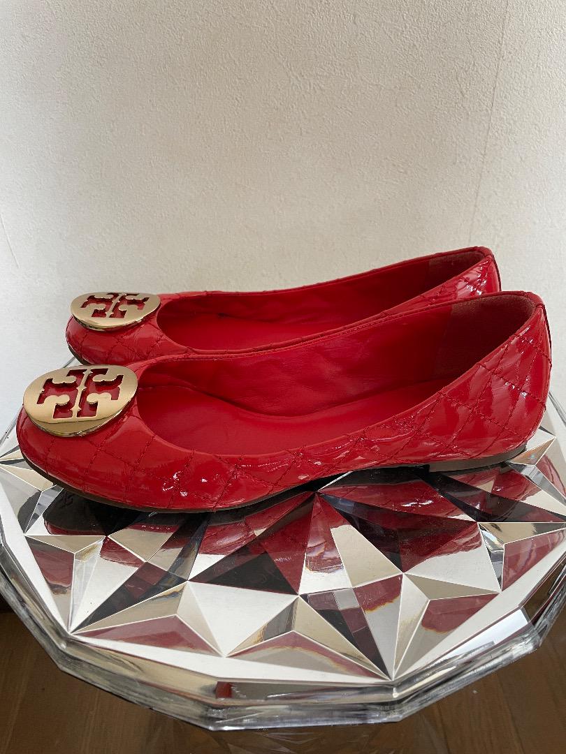 【超美品】TORY BURCH　正規品　トリーバーチパンプス　赤