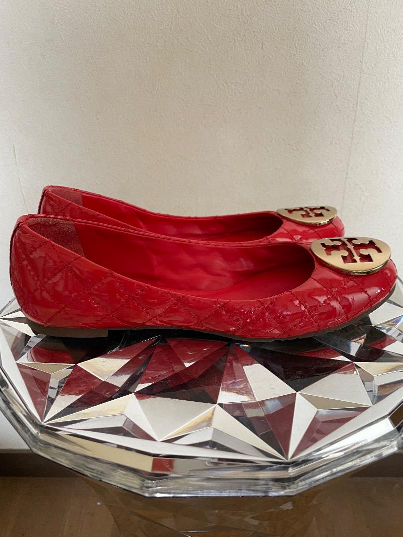 【超美品】TORY BURCH　正規品　トリーバーチパンプス　赤