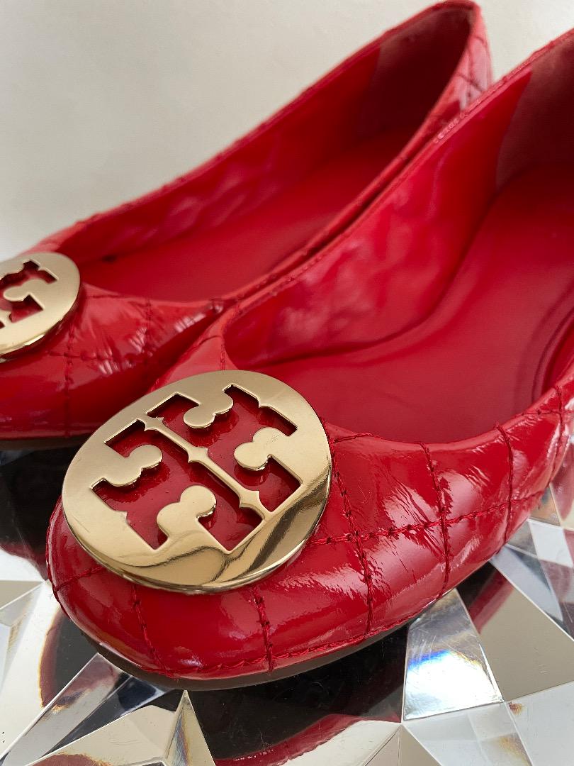 【超美品】TORY BURCH　正規品　トリーバーチパンプス　赤