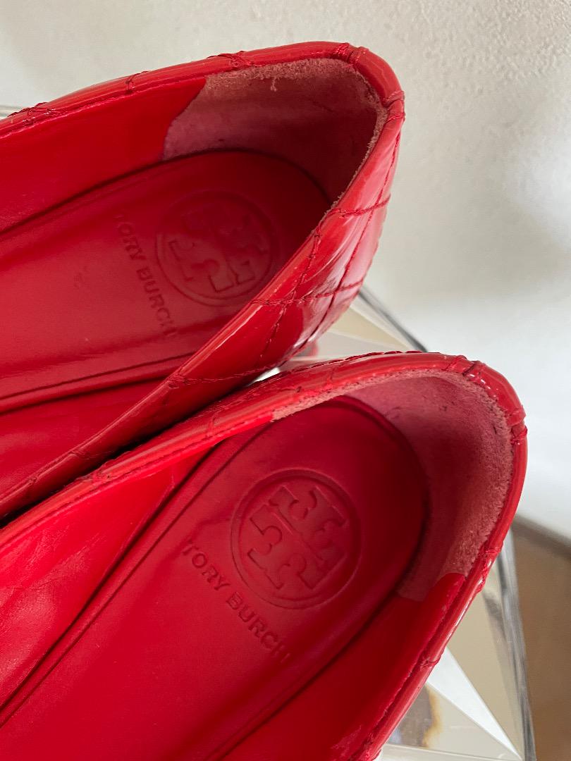【超美品】TORY BURCH　正規品　トリーバーチパンプス　赤