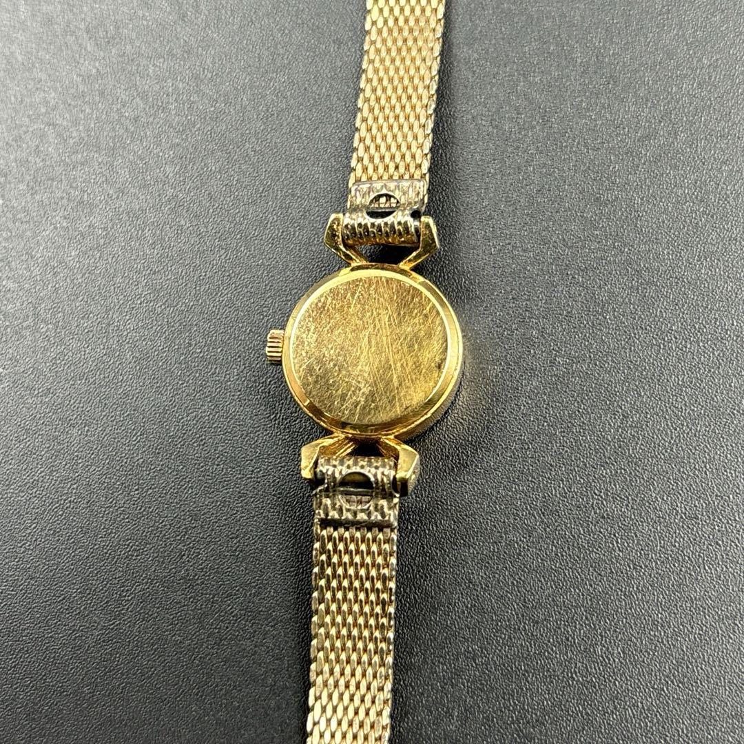 OMEGA / オメガ 18K レディース 手巻き カットガラス 750 金無垢