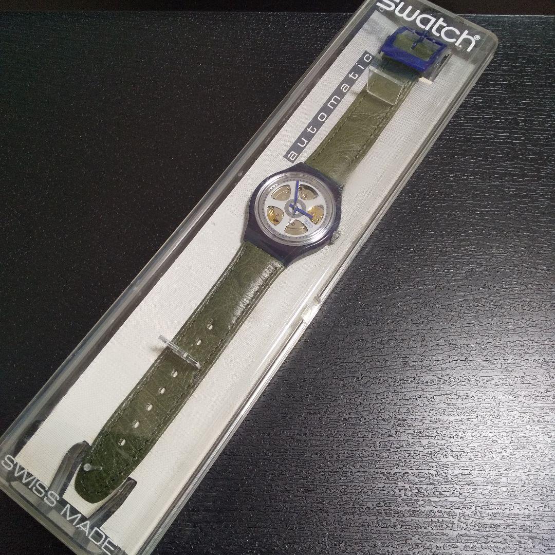 未使用 swatch スウォッチ AG1992 自動巻き スケルトン 稼働品
