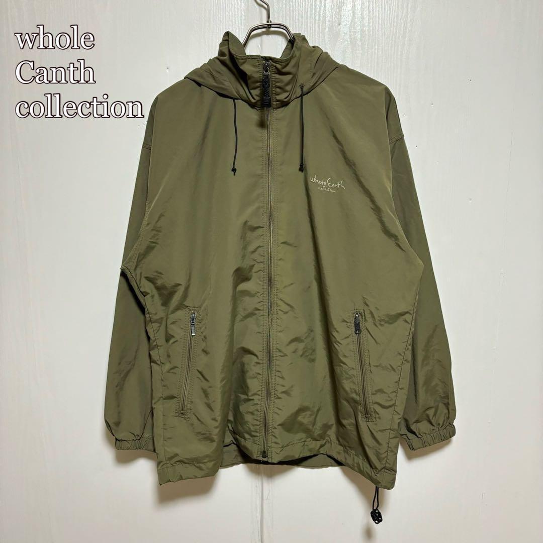 【whole Canthデサント】ナイロンマウンテンパーカ（L）アウトドア