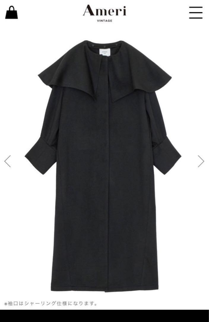 ameri vintage 2WAY CAPE PUFF SLEEVE COAT ameri vintage 2WAY CAPE PUFF SLEEVE COAT