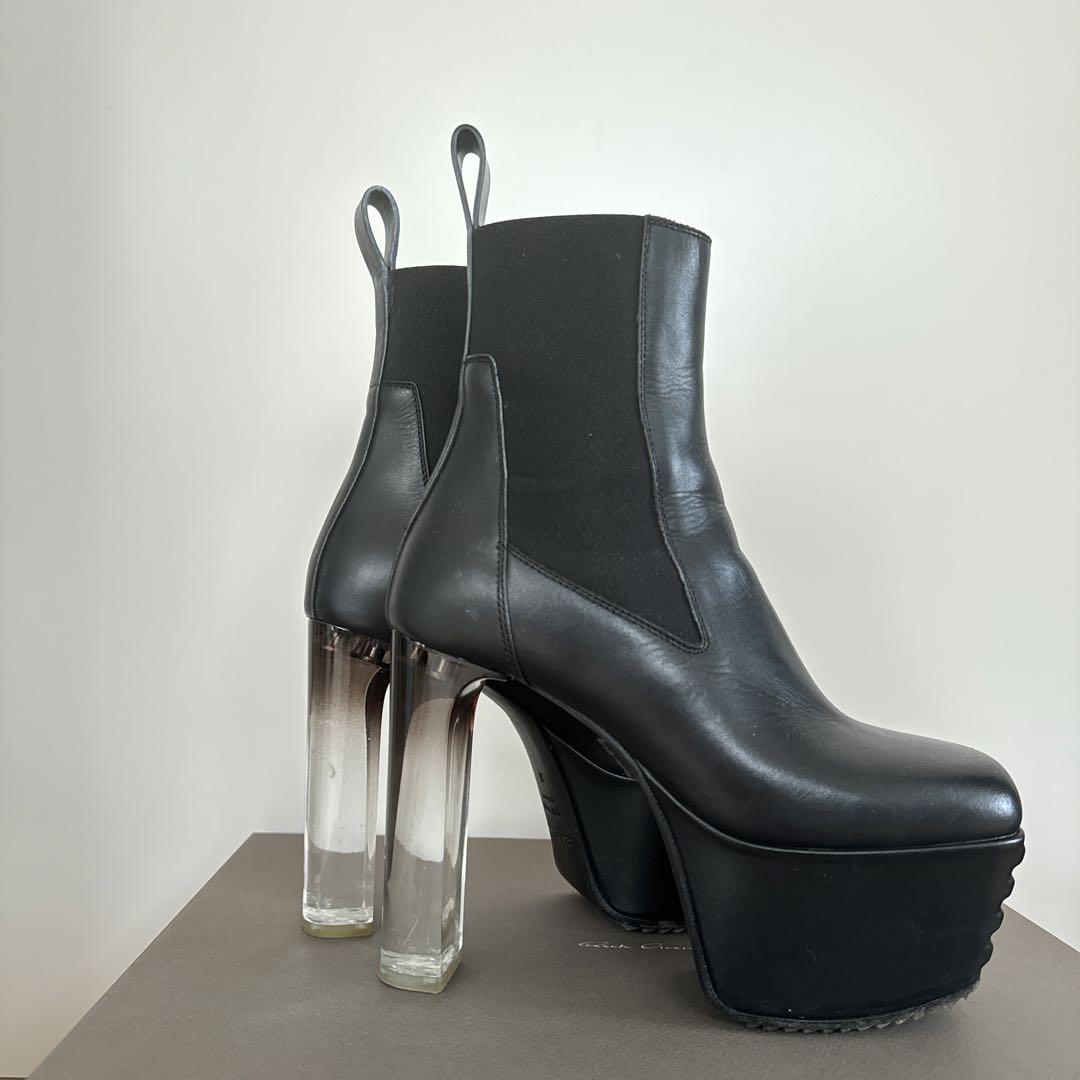 靴 rick owens grill kiss boots 36 Rick Owens Rick owens grill kiss boots in yellow size 36
