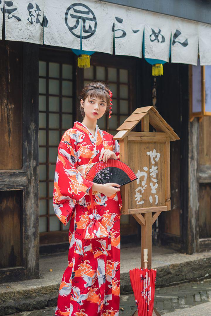 YT45 月下浴衣  花柄 兵児帯 セット かわいい　夏
