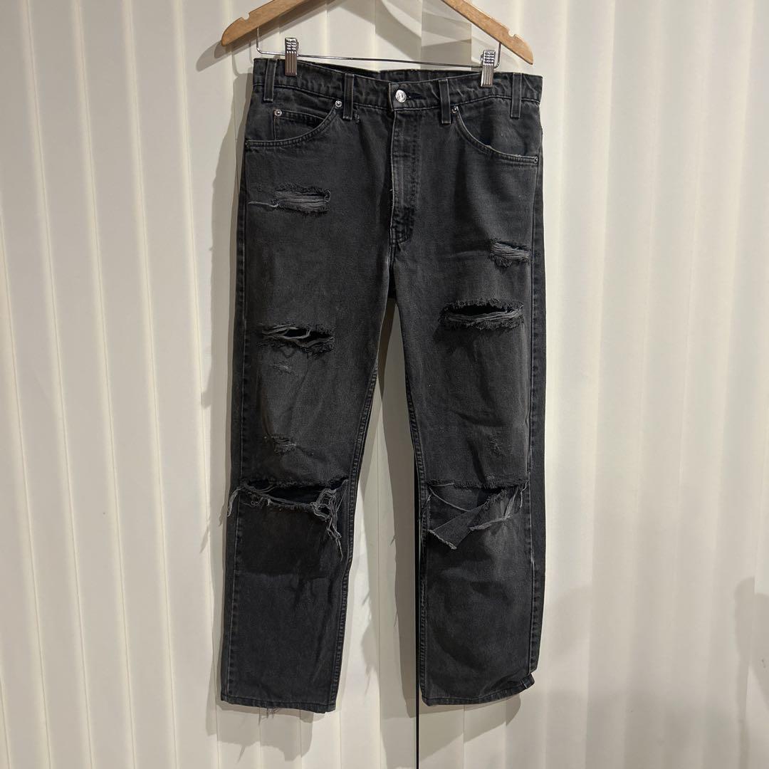 リーバイス505 LEVI’S クラッシュデニム　オレンジタブ 5,950円