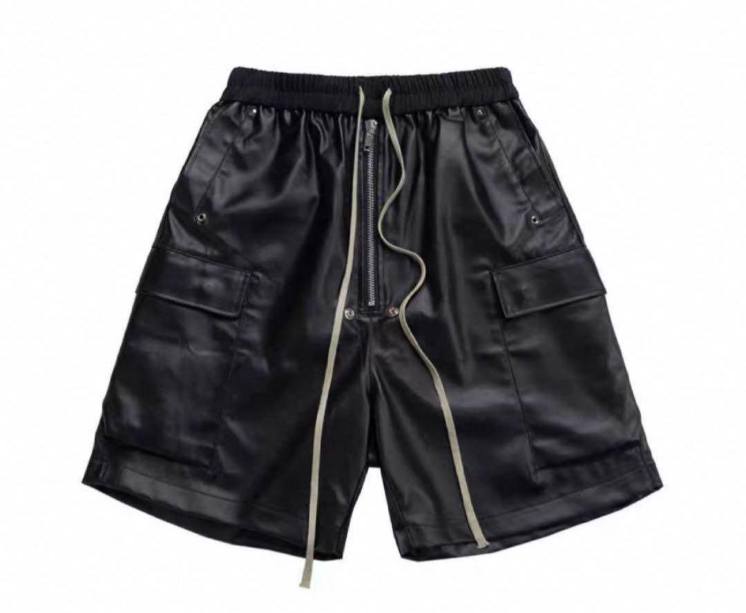 Mijko opium y2k ハーフパンツ レザー Mijko ハーフパンツ レザー opium y2k - メルカリ