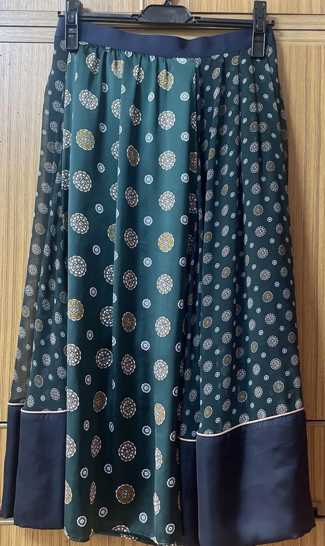 sacai サカイ　21ss　小紋柄スカート