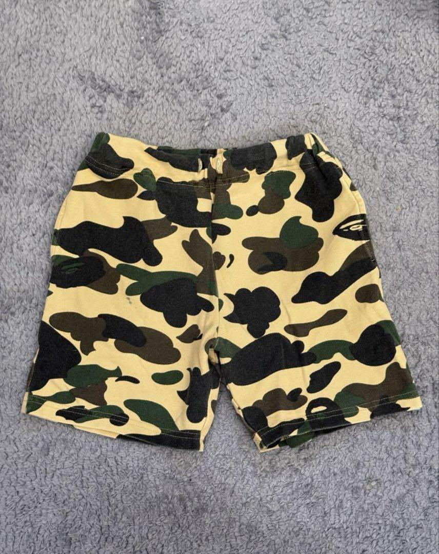 A BATHING APE エイプ BAPE ハーフパンツ ズボン 100
