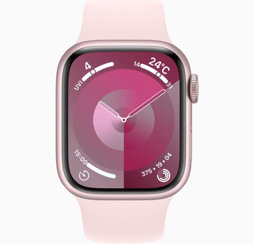 Apple アップルウォッチ Series9 41mm GPSモデル ピンク 画像2