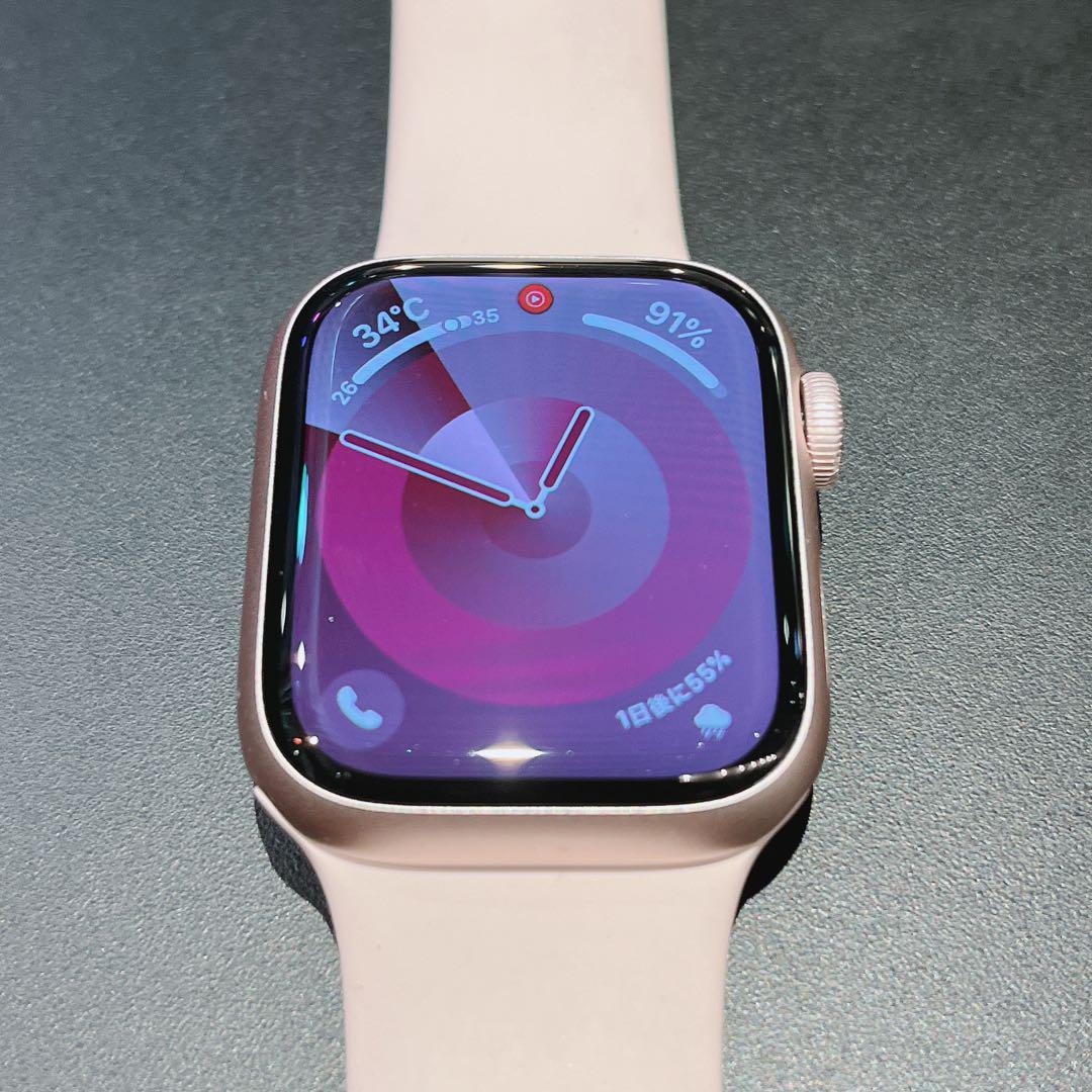 Apple アップルウォッチ Series9 41mm GPSモデル ピンク 画像7