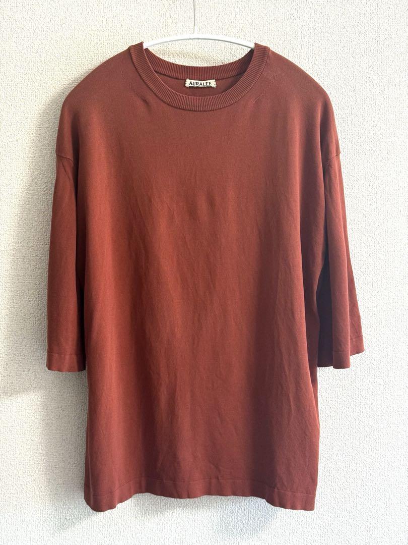 AURALEE ハードツイスト ニット Tシャツ オーラリー - メルカリ