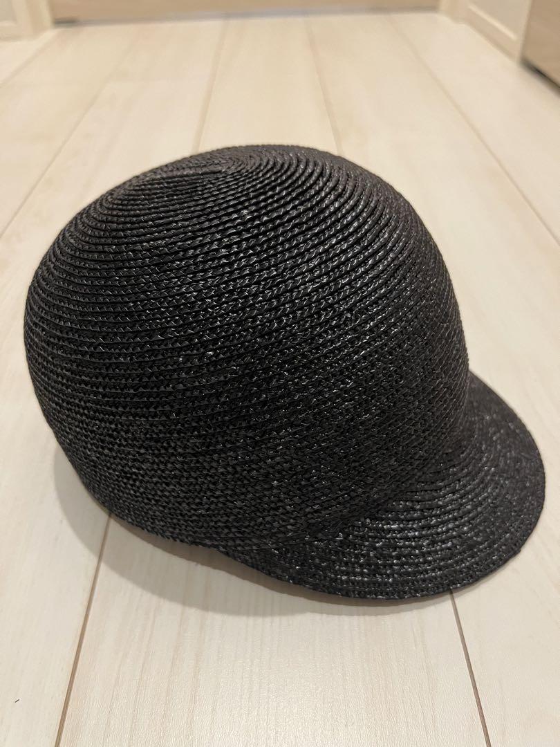 Boniture 黒　新品　未使用　タグ付　帽子　ハット　ブレードキャップ