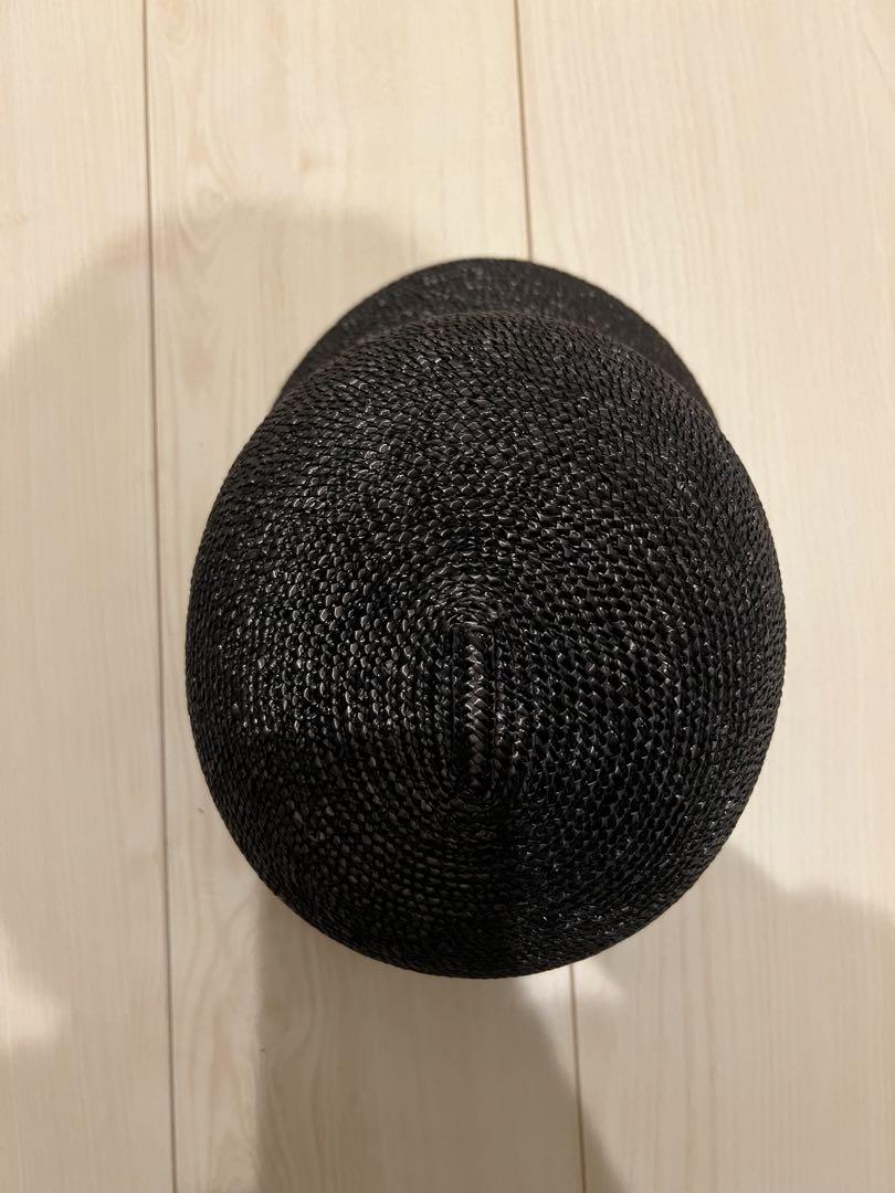 Boniture 黒　新品　未使用　タグ付　帽子　ハット　ブレードキャップ