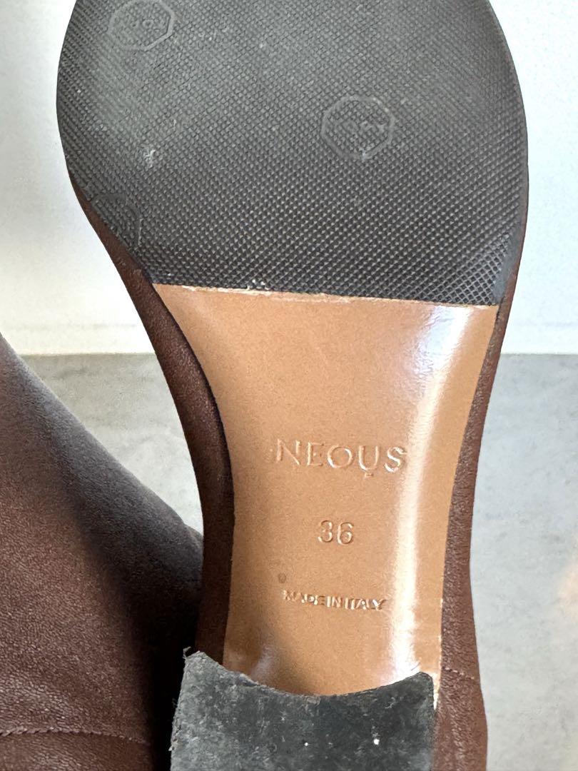 元値97000円!NEOUS レザーアンクルブーツ サイズ 36 画像4