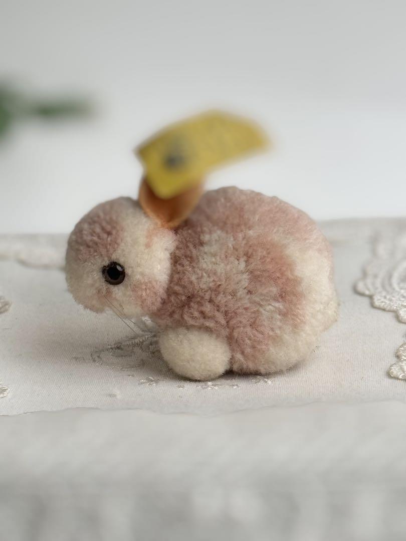 シュタイフ★Woolen Rabbit 6cm& Rabbit 4cm ID完品