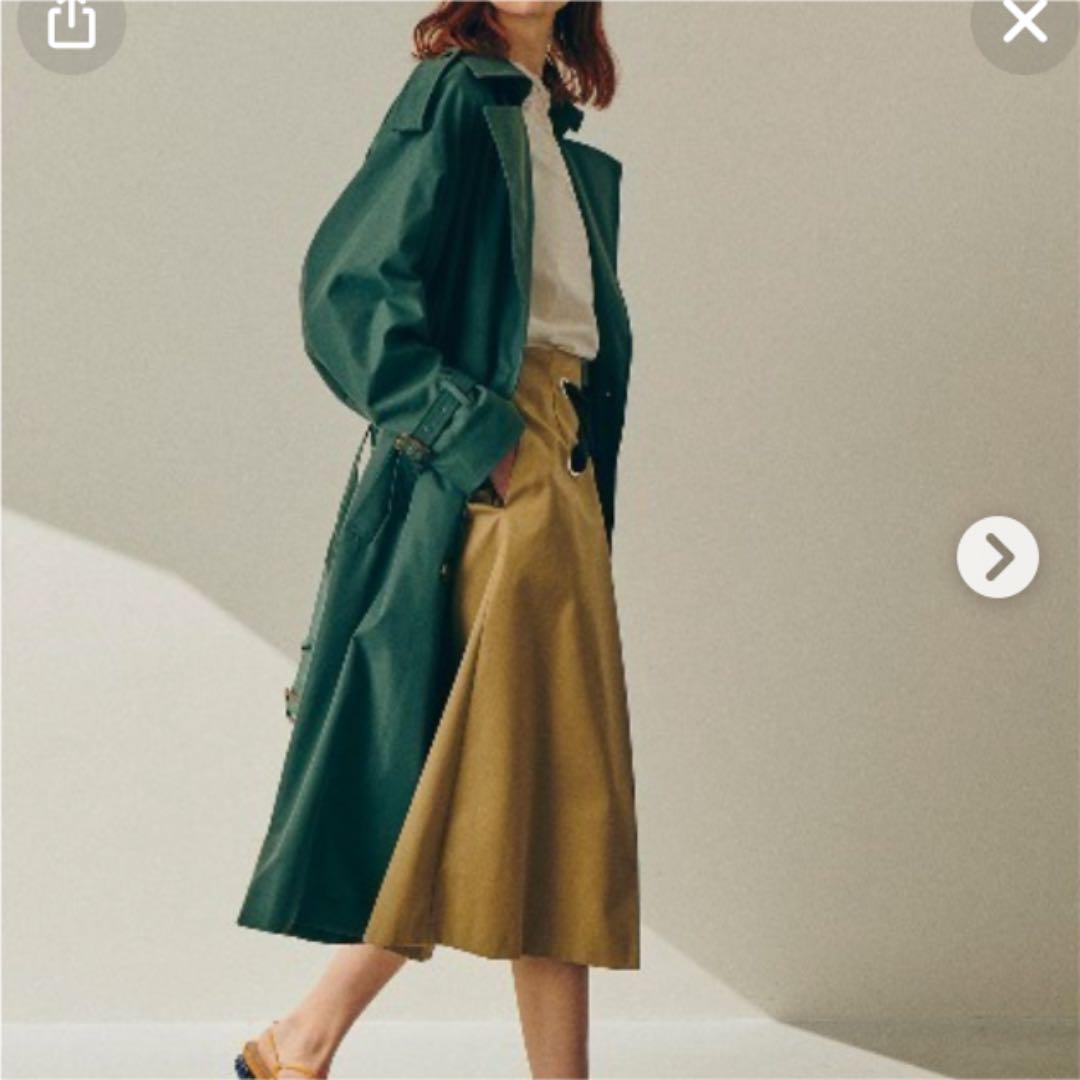 美品　ルシェルブルー　トレンチコート
