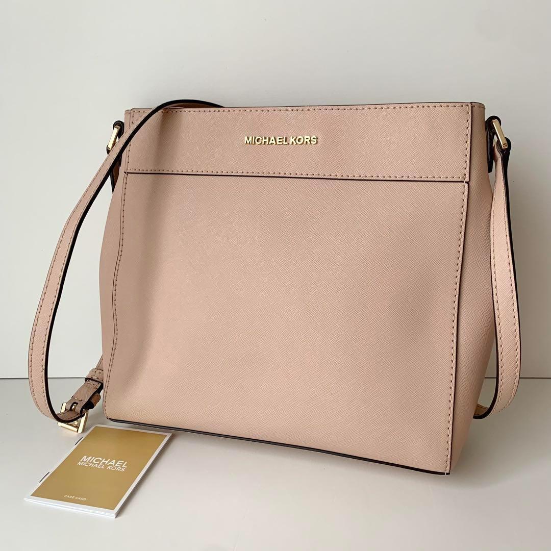【マイケルコース】ショルダーバッグ　クロスボディバッグ　ピンク　PINK レザー 7,140円