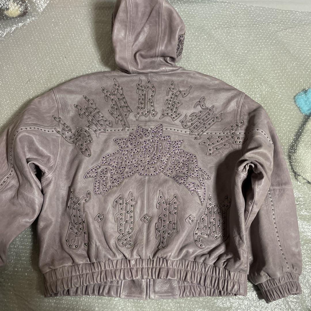 ジャケット・アウター Supreme Studded Hooded Leather Jacket
