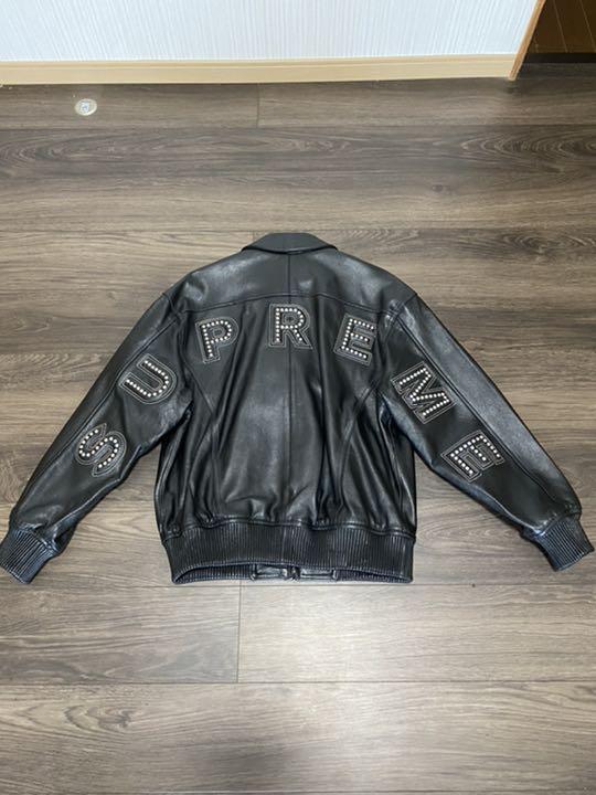 Supreme Studded Arc Logo Leather Jacket Supreme Studded Arc Logo Leather Jacket