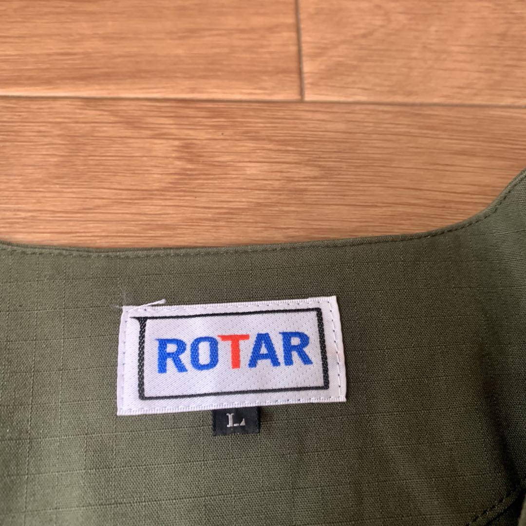 ROTAR ローター リップストップ ノーカラー ミリタリー