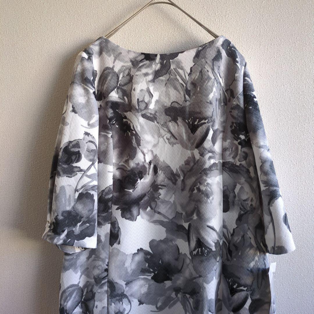 新品　東京ソワール　フラワープリント　フォーマルワンピース mdprevattcaulkingandwaterproofing.com