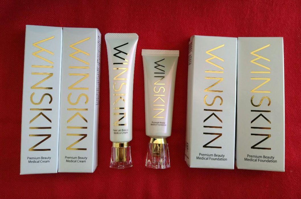 WINSKIN ファンデーション2本 / クリーム2本 計4本セット