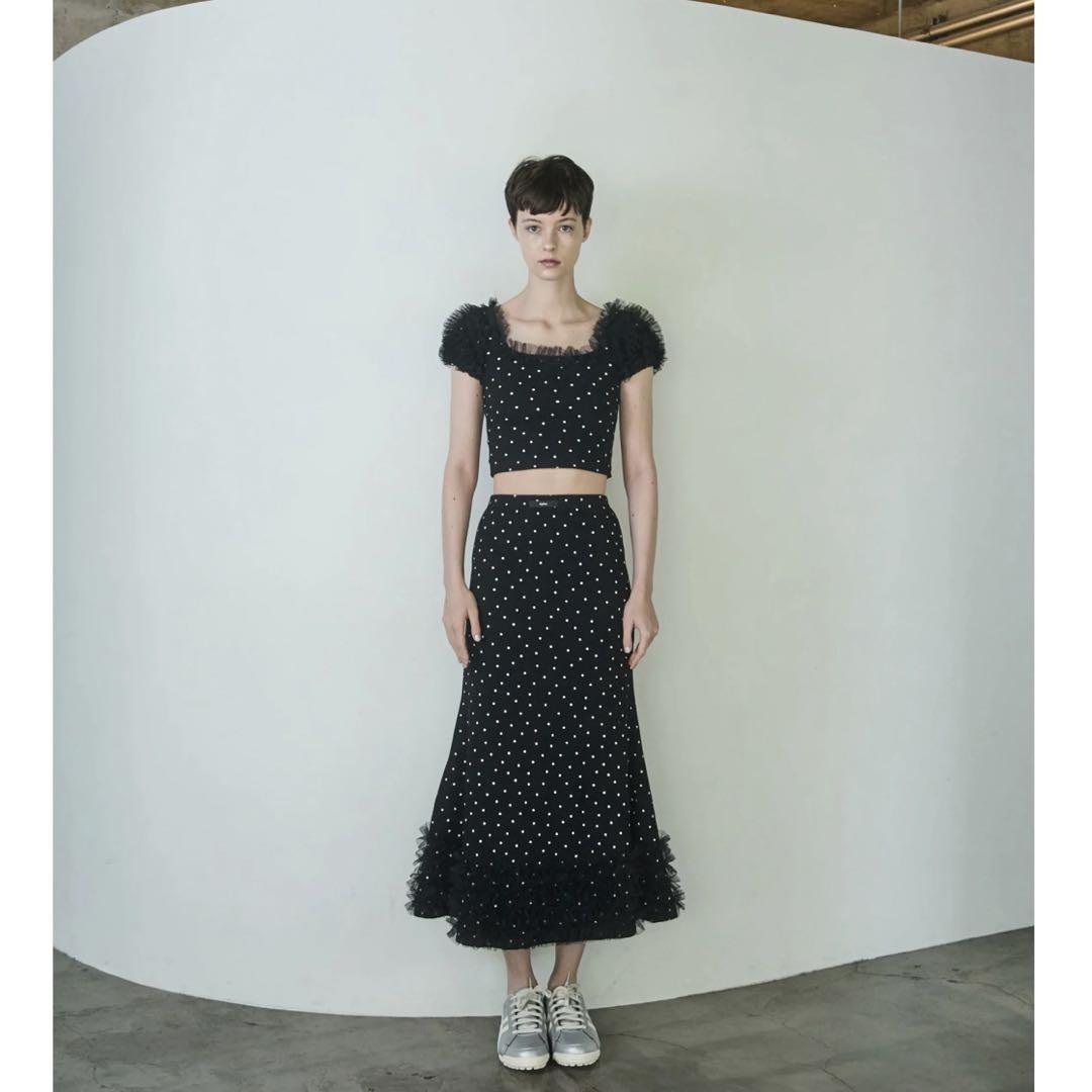 épine label tulle set up black エピヌ