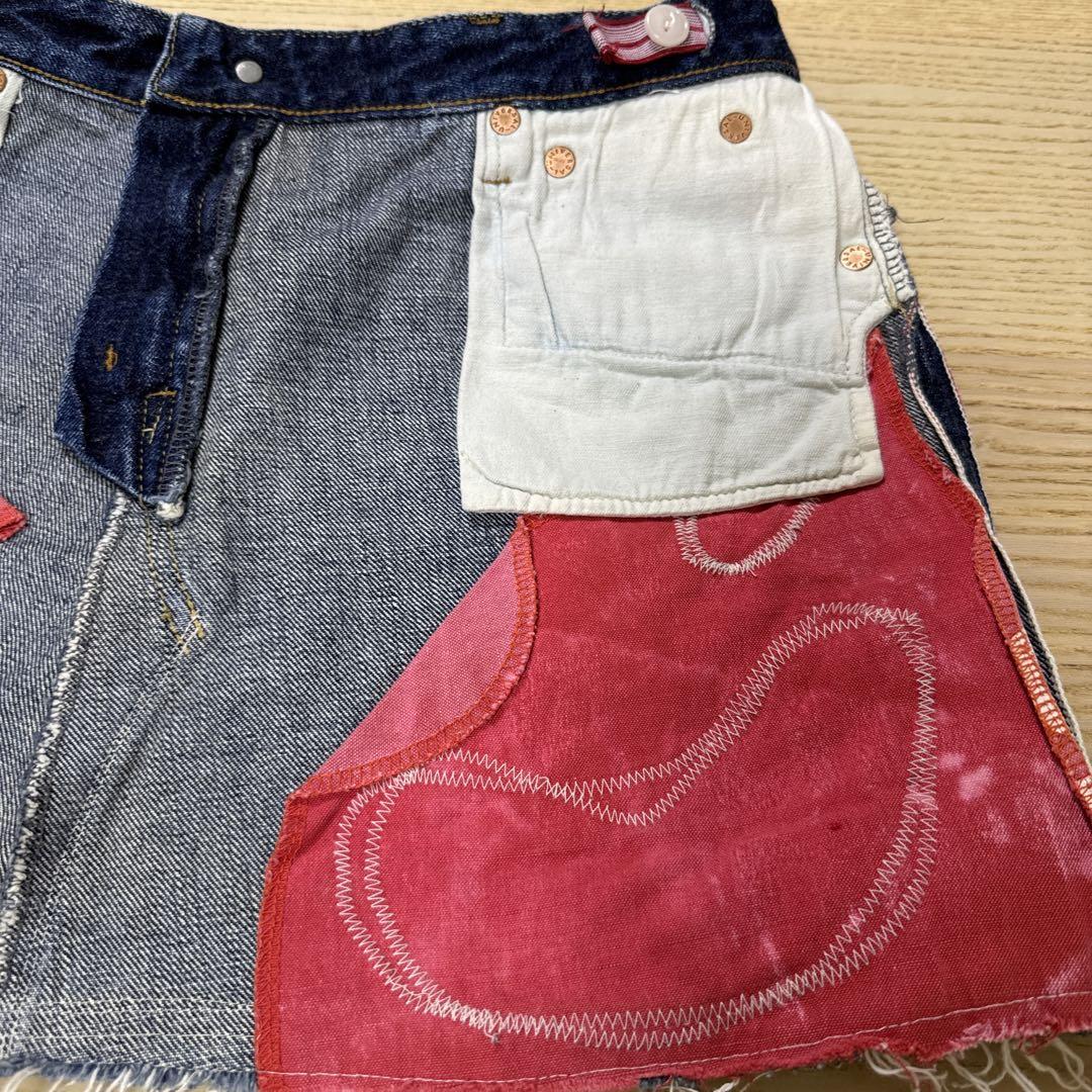 DENIM&DUNGAREE キッズ デニム ミニスカート 160 - メルカリ