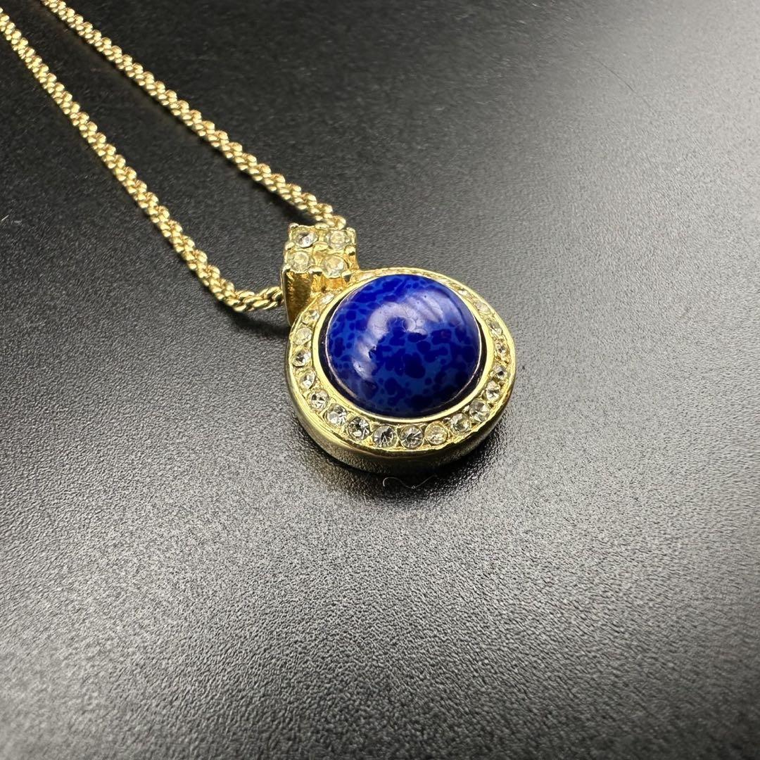 極美品✨　Dior　ネックレス　CD ロゴ　カラーストーン　希少　刻印　934