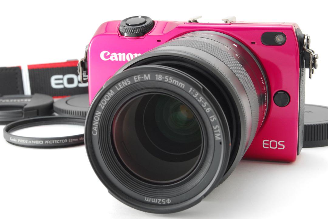 ✨極美品✨キャノン EOS M2❤️オシャレカワイイ小型軽量ミラーレス一眼！