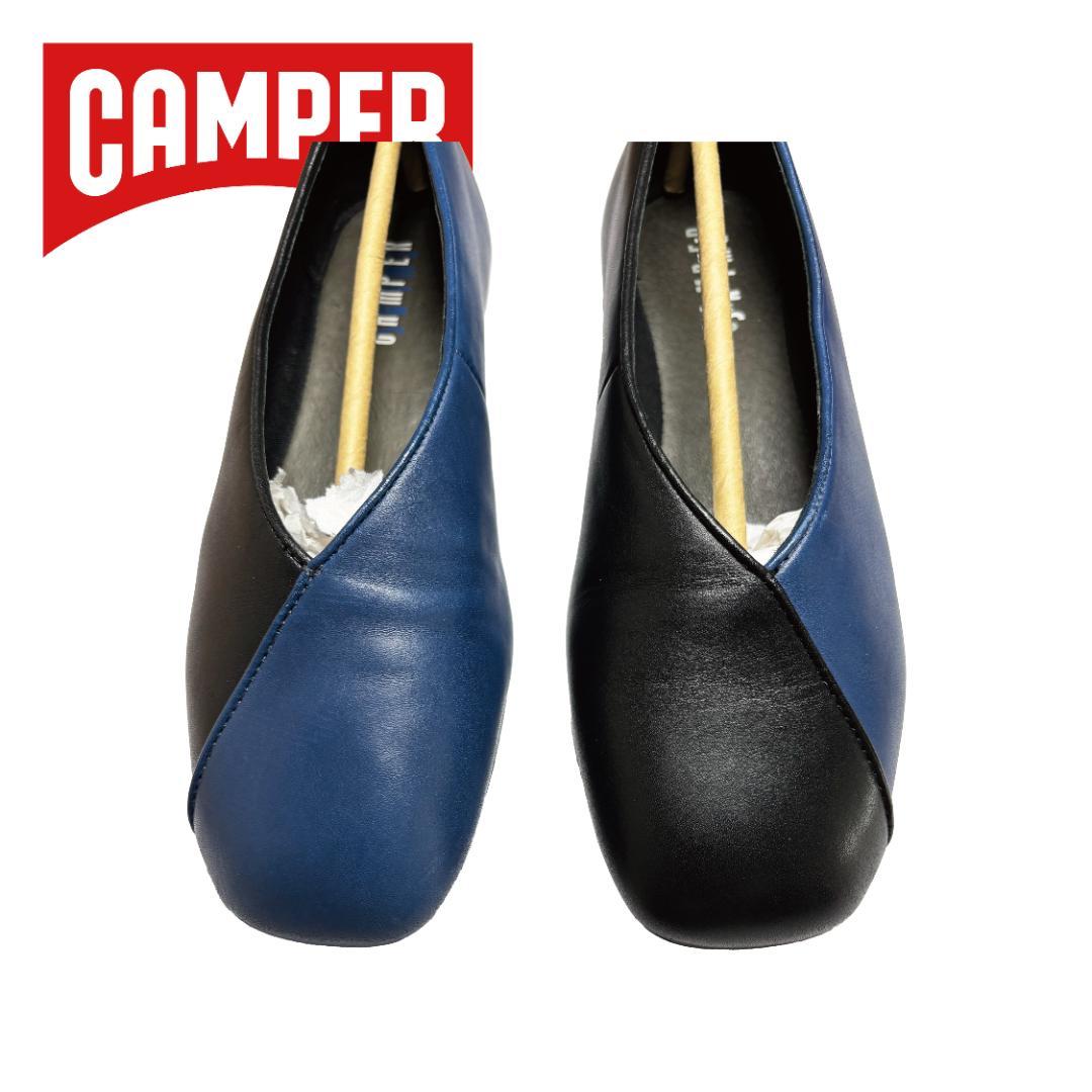 【美品】CAMPER カンペール TWS / フラットシューズ ( 24cm )