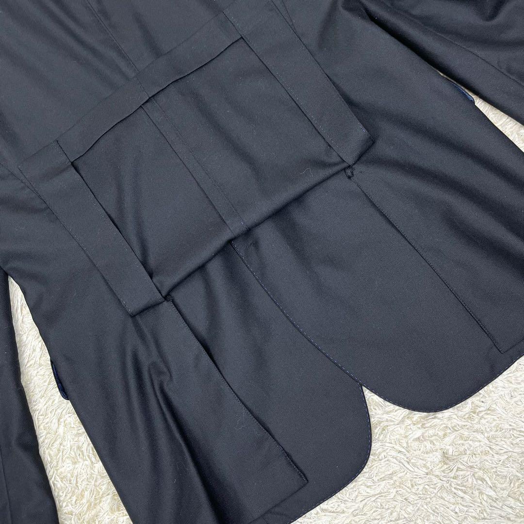 ポールスミス 銀ボタン 春夏用 ネイビー テーラードジャケット メンズ