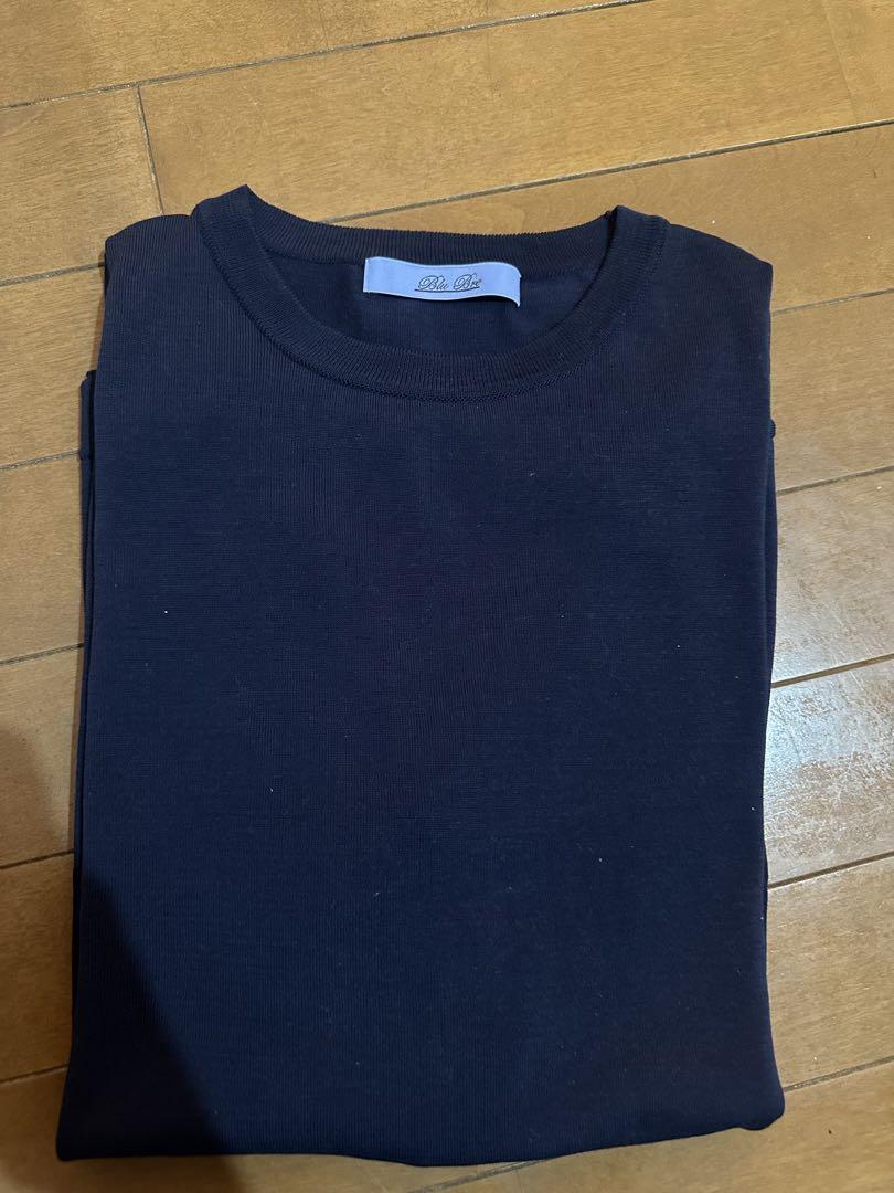 ‼️BluBre‼️ネイビー 長袖カットソー⭐️vandori⭐️