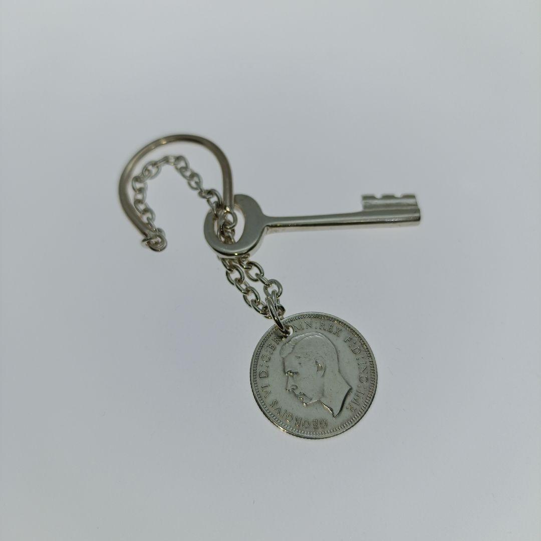 ヴィンテージコイン 1943年 オーストラリア 1シリング キーホルダー ヴィンテージコイン 1943年 オーストラリア 1シリング キーホルダー