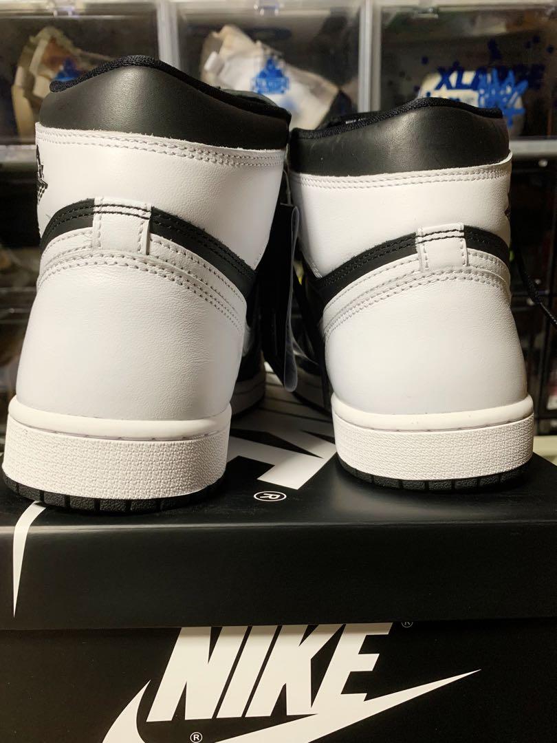 靴 AIR JORDAN 1 RETRO HIGH OG \"Black/White\"
