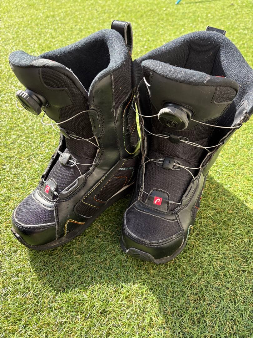 女性用スノーボードブーツ BOAシステム ブラック23.5cm