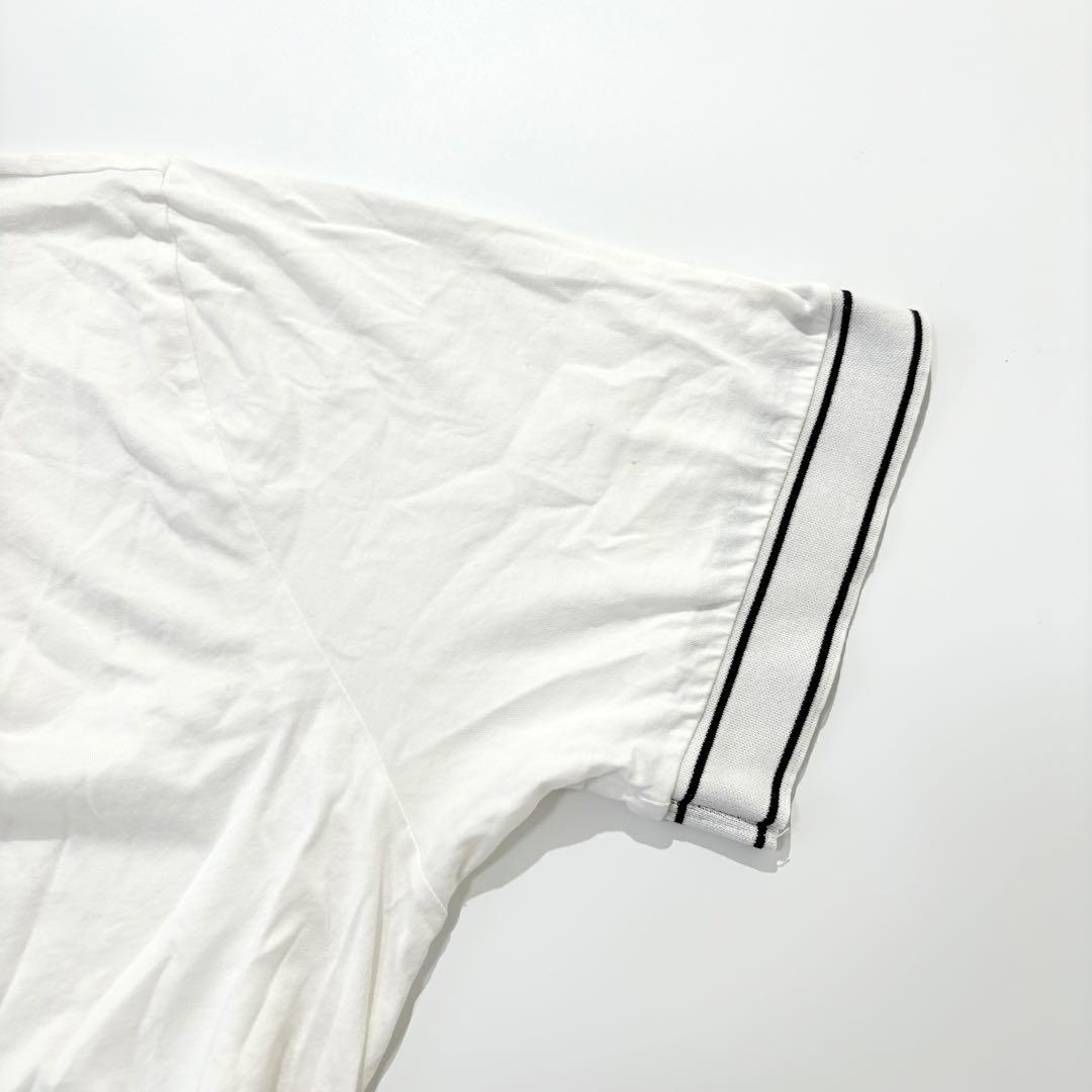 【大きいサイズ】FENDI Ｔシャツ 半袖 ホワイト ネックロゴ 3XL