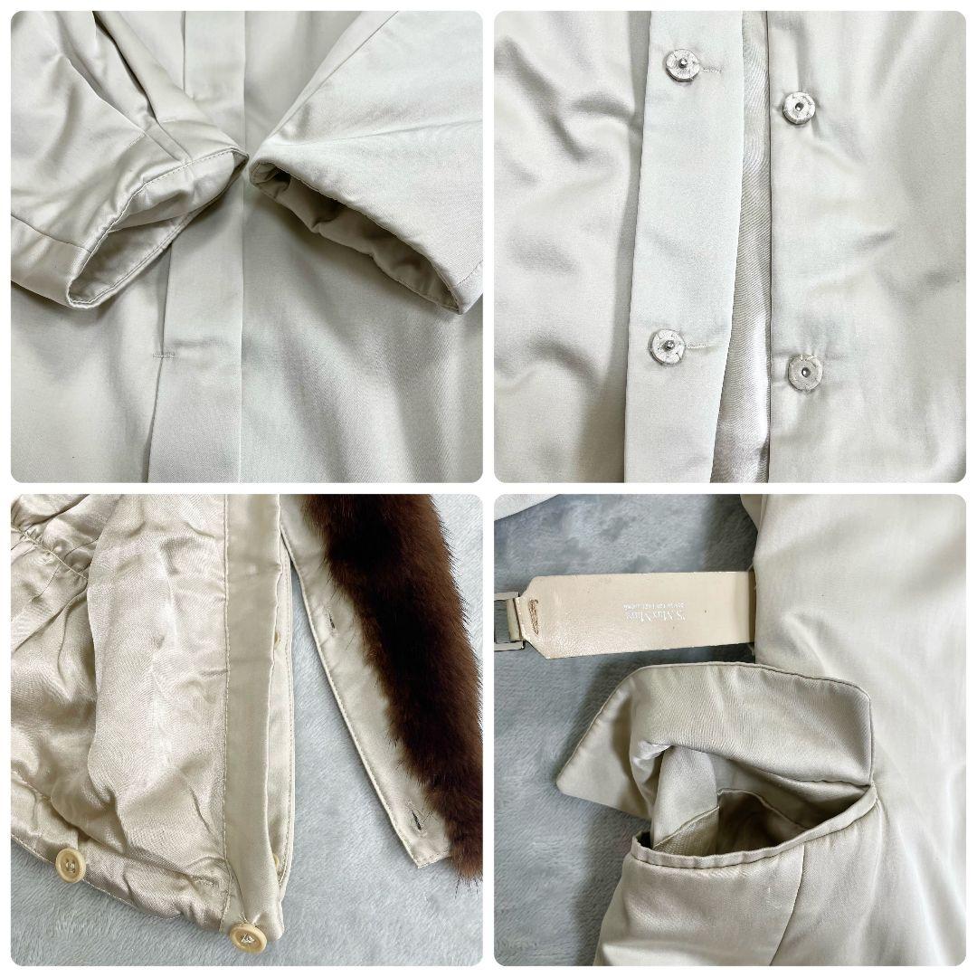 特価 Sマックスマーラ Max Mara ファー付き 2way中綿ロングコート