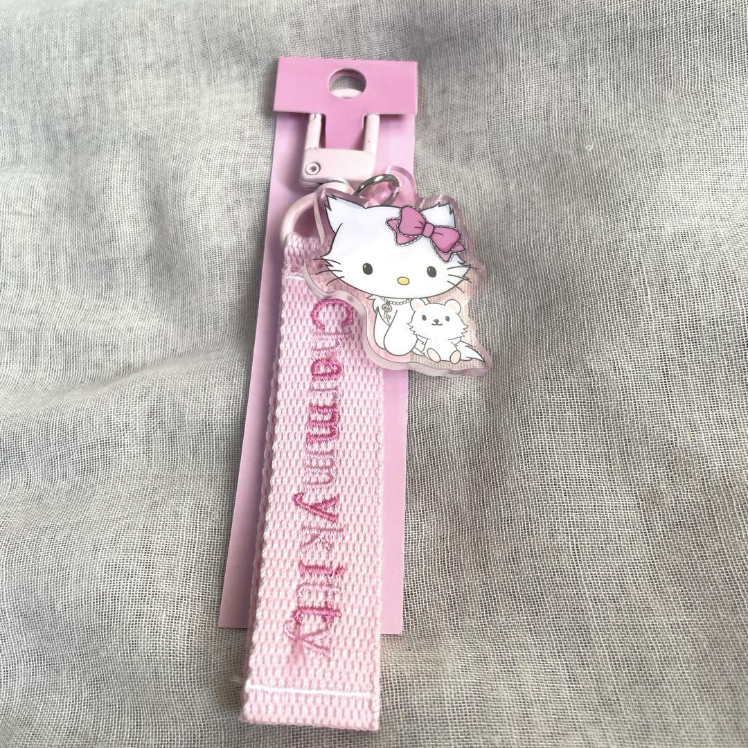 Charmmy Kitty ストラップセット チャーミーキティ セット ストラップ 刺繍キーホルダー - メルカリ