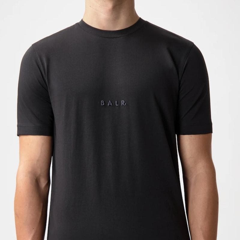 BALR. LOGO SLIM Tシャツ (Jet Black) XL メンズ