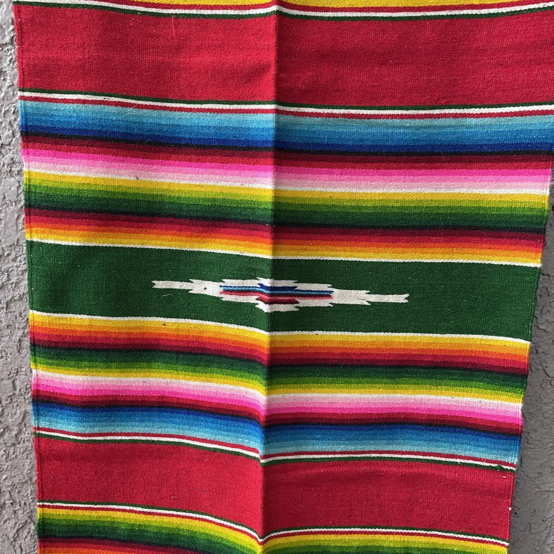 希少美品！70´s〜メキシカンラグ サラぺ ヴィンテージ雑貨