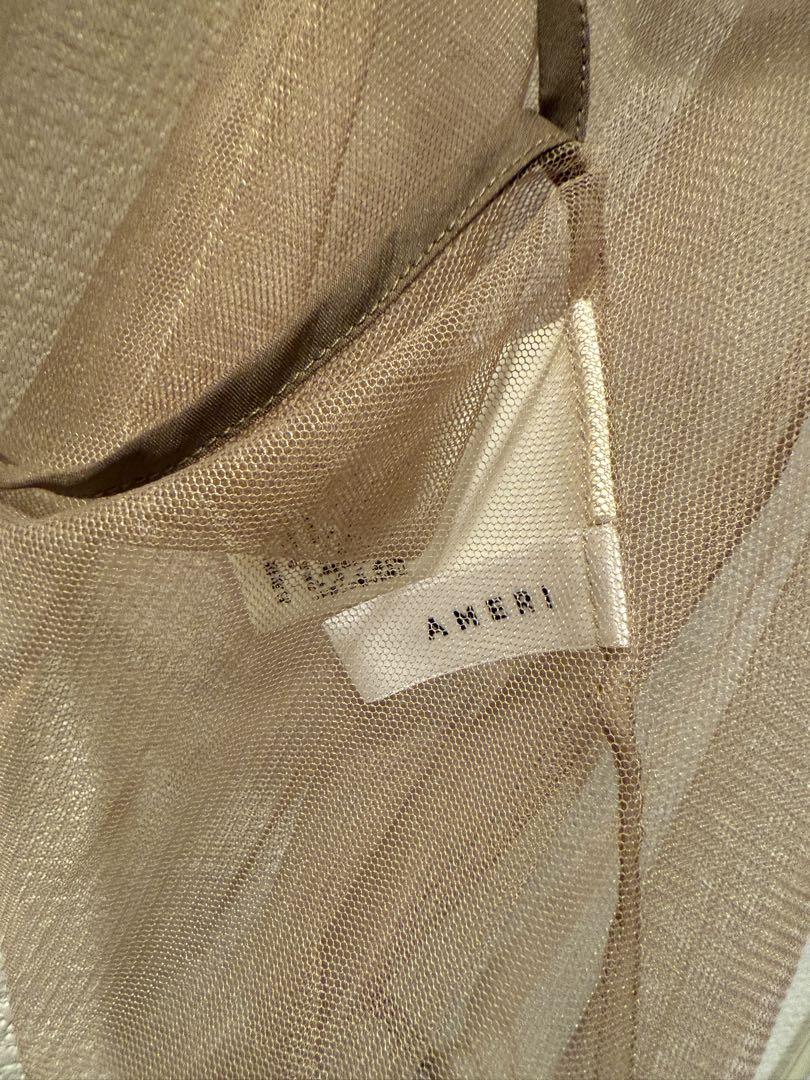 Ameri vintage dress ベージュ S