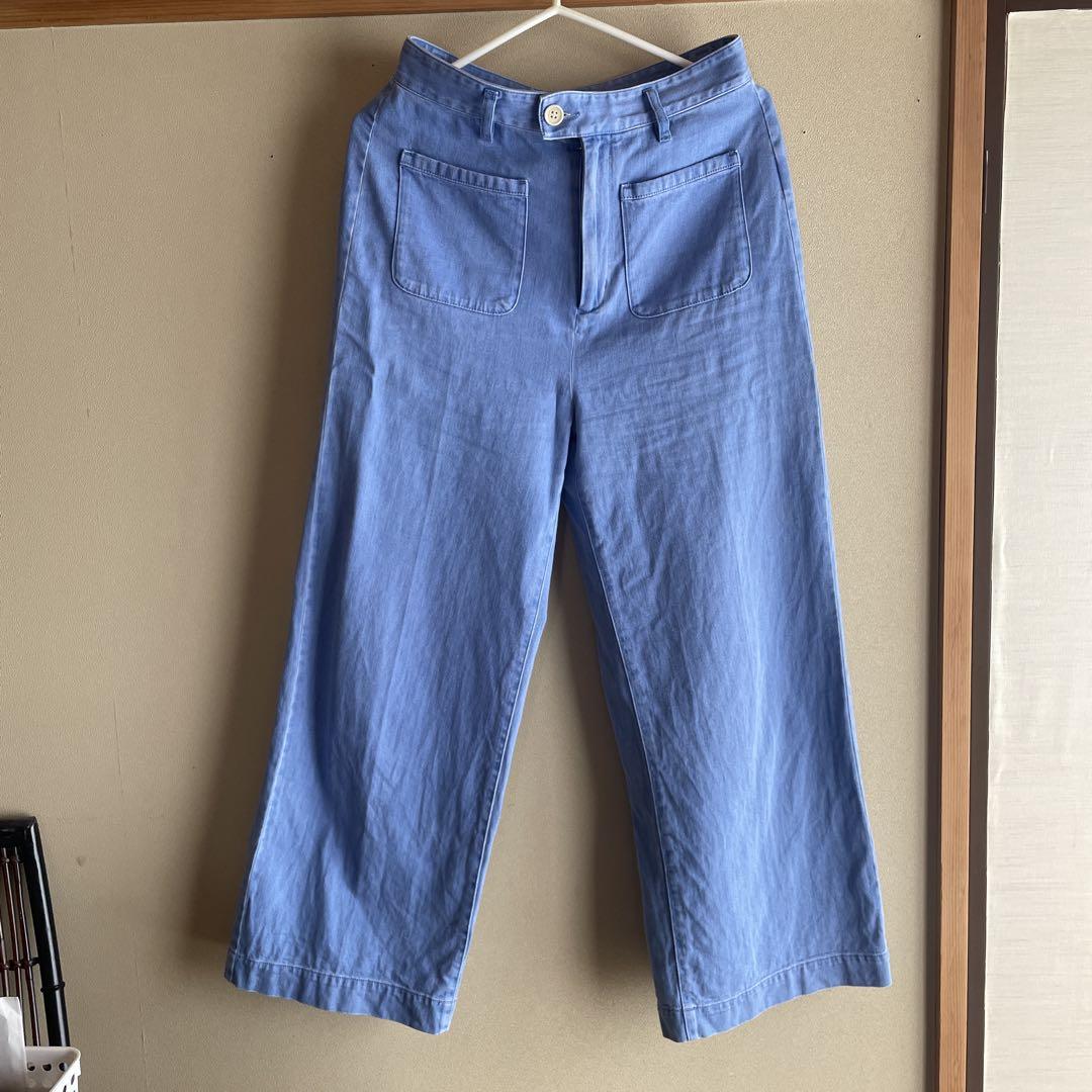 iENA パンツ 淡いブルー